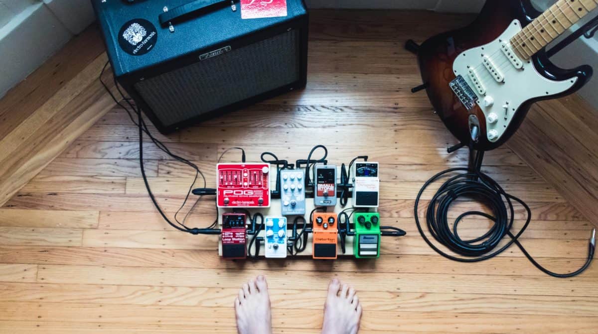 Guitar Pedals + Amp