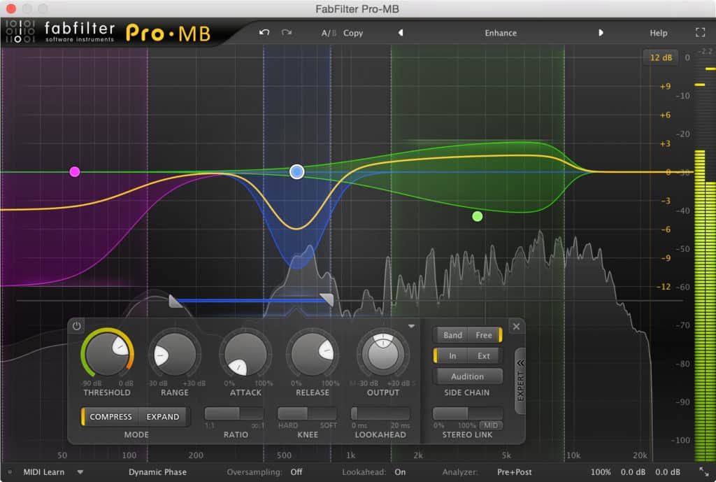 FabFilter Pro-MB Interface