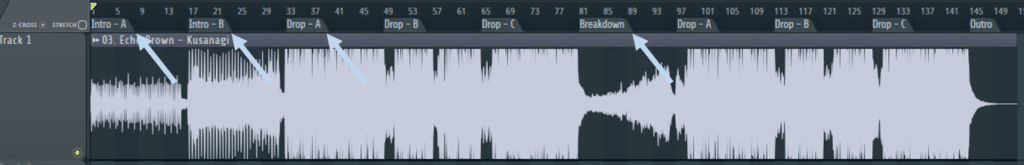 FL Studio arrangement markers