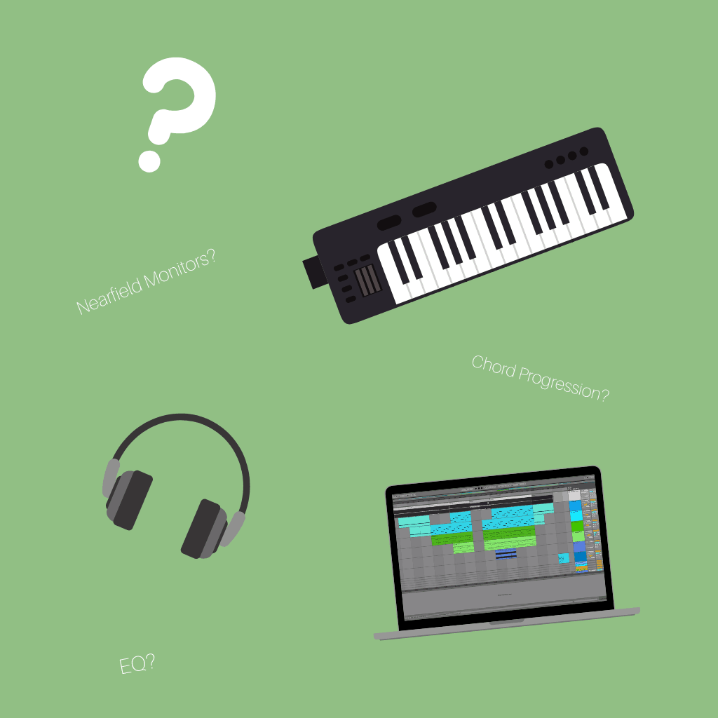 Keyboards, Headphones, Question Mark