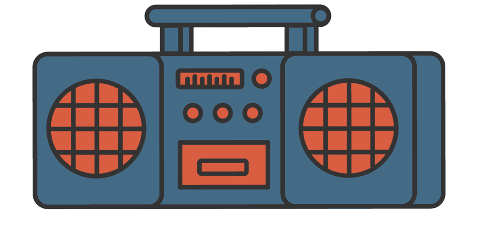 Boombox Graphic