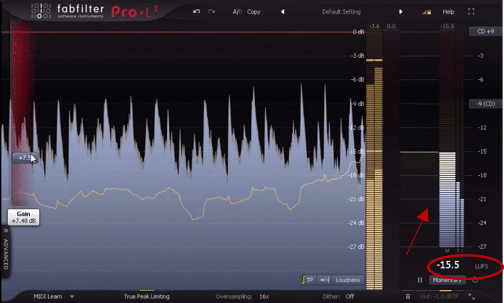 FabFilter Pro-L 2 LUFS