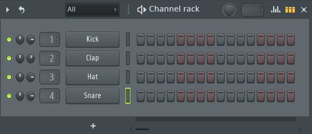 FL Studio Channel Rack