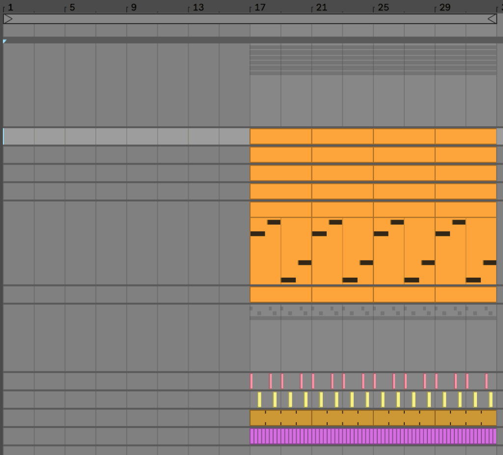 Adding Time in Ableton Live for Intro