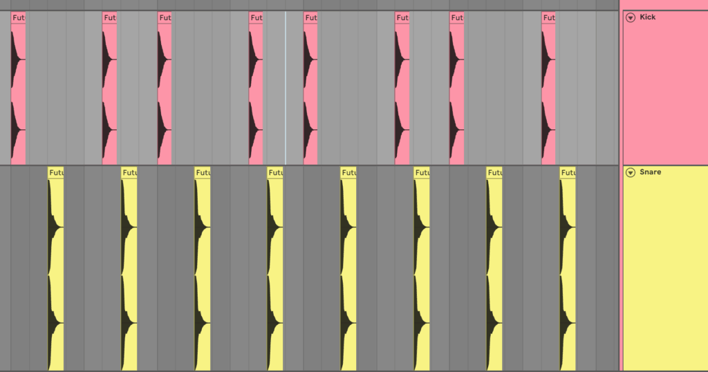 Kick Snare Pattern Changed in Ableton Live