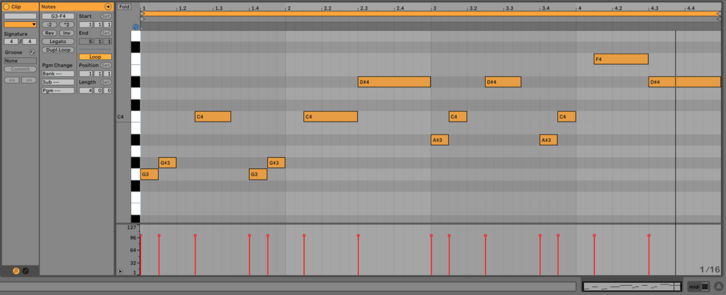 Lead Synth Melody MIDI