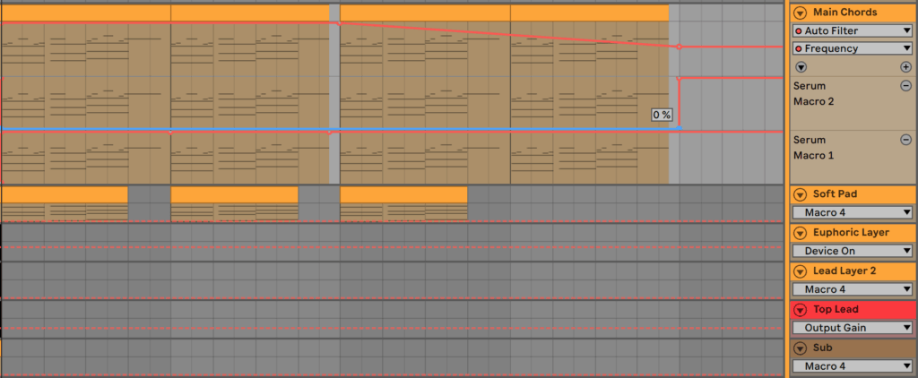 Macro and Filter Automations in Ableton Live