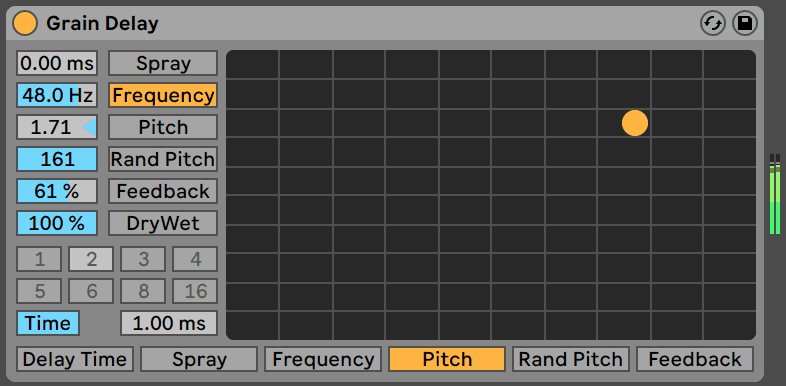 Ableton Live Grain Delay