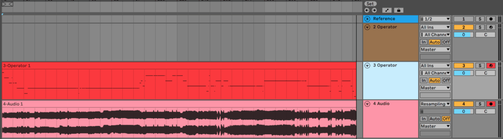 Ableton Live Resampling