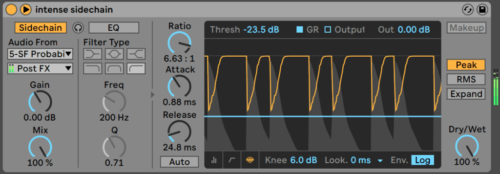 Ableton Live Intense Sidechain