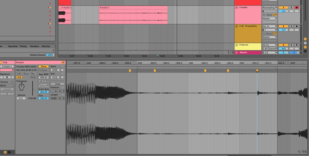 Ableton Live Warping