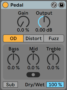 Ableton Live Pedal