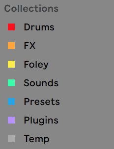 Ableton Live Collections