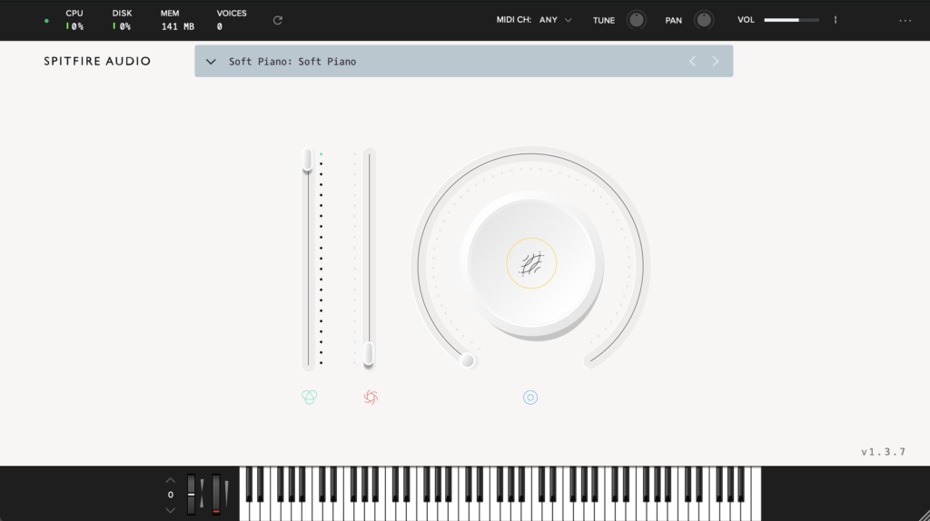 Spitfire LABS plugin interface