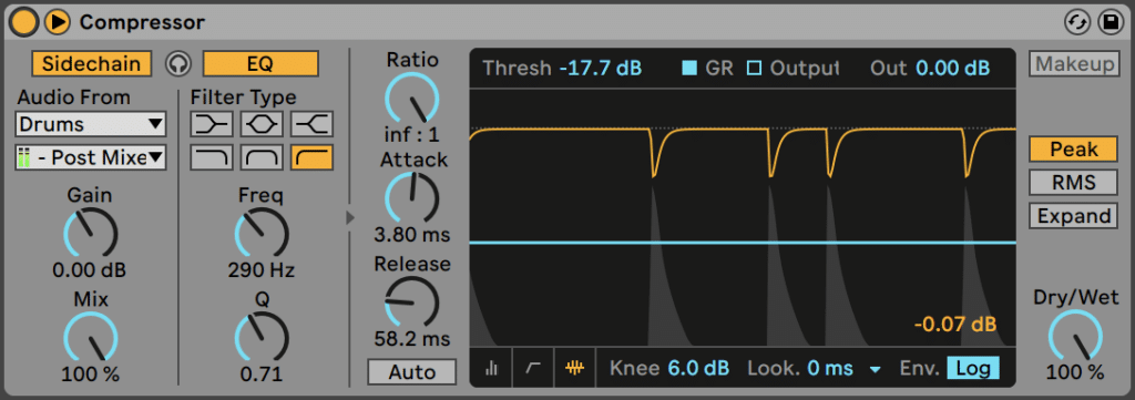 Sidechain compression - kick and 808