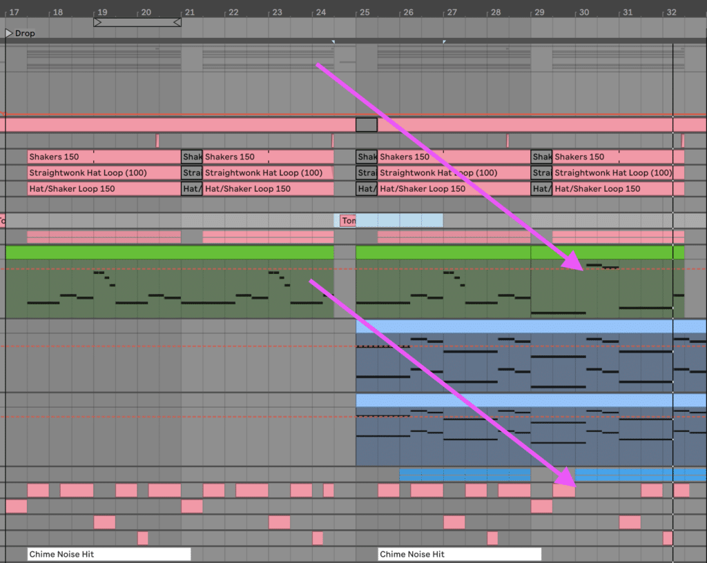 808 MIDI up an octave