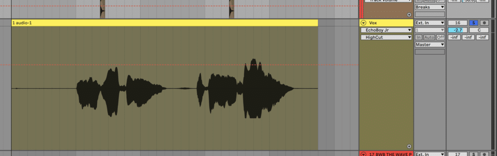 Resampling vocals