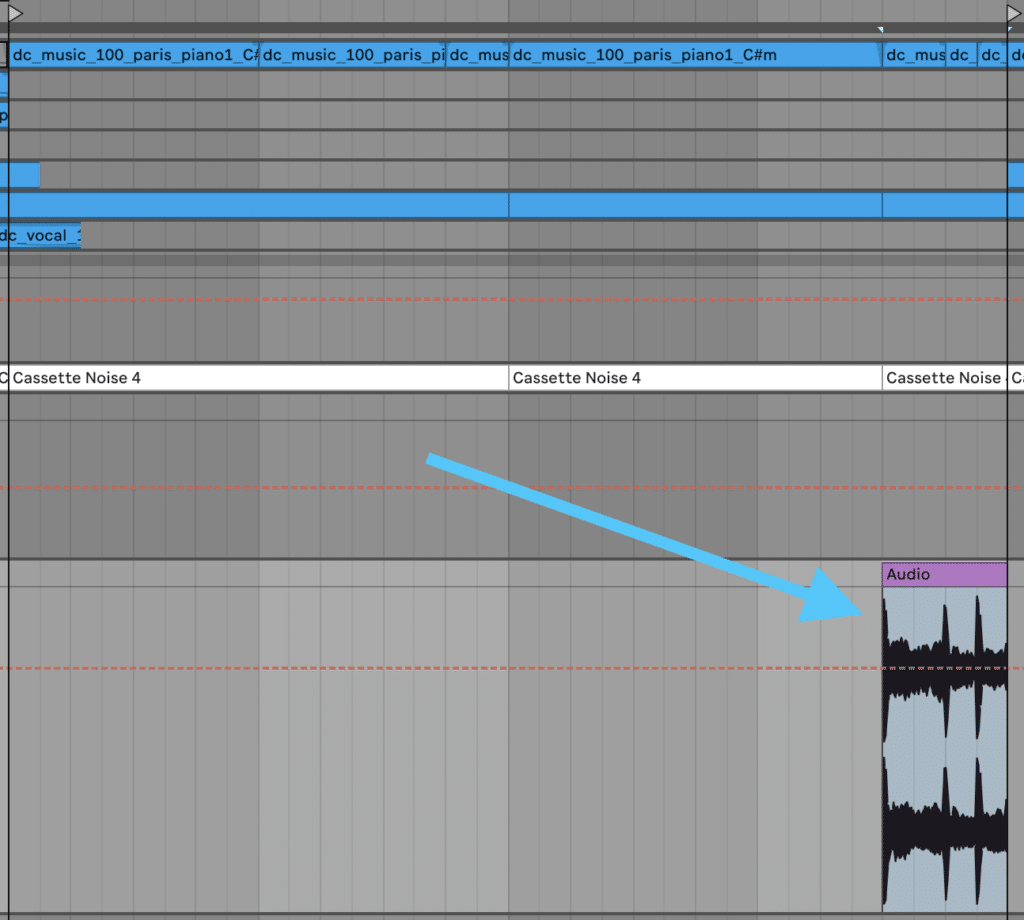 Resample clip in Ableton