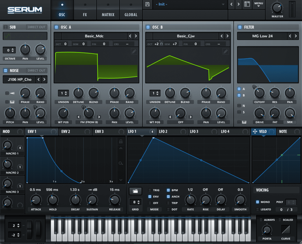 Dubstep bass in Serum