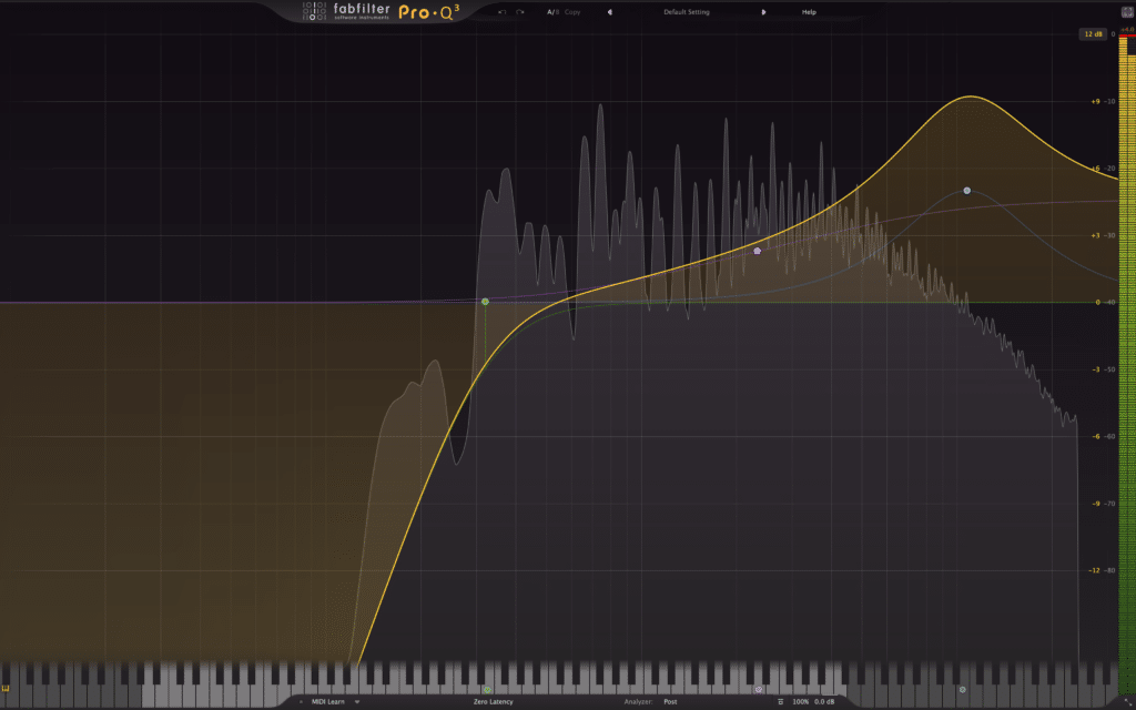 Lead EQ using Pro-Q 3