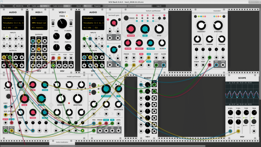 VCV Rack plugin interface